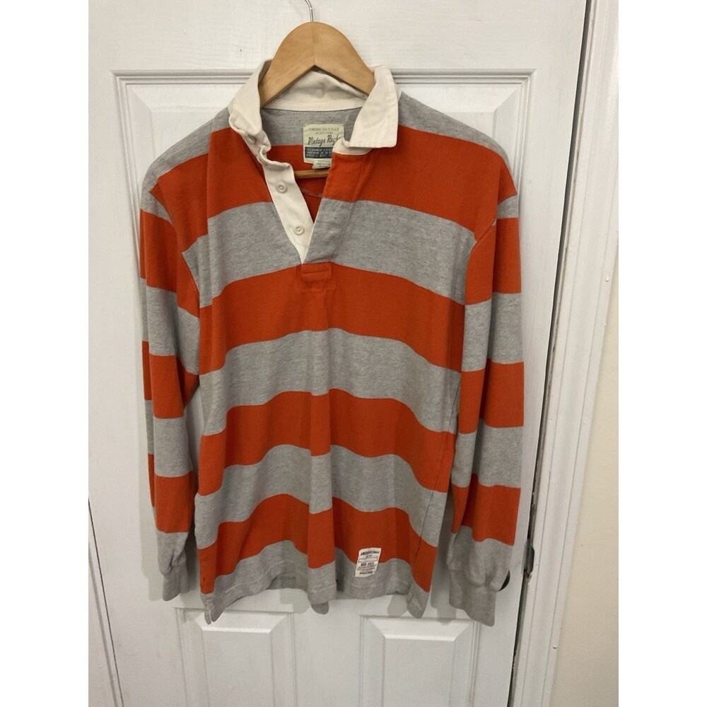 American Eagle Outfitters Vintage Rugby Striped Shirt